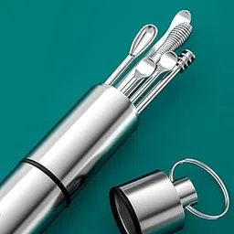 QUIRA Professional Ear Wax Removal Tool Kit, 6-Piece Stainless Steel Set with Storage Case, Silver-picture-42