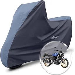 Neodrift 'SuperMax' Bike Cover Suitable for Yamaha FZ X (All-Weather Motorcycle Protection, Water & UV Resistant, Dustproof, Windproof) (Colour: L.Blue - Black)-picture-10
