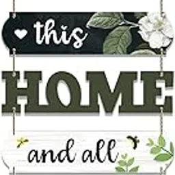 Decor Smart Love & Laughter Home Wall Art | Decorative Wooden Sign with Flower Leaf Design | Housewarming Ceremony | Decorative Modern Handcrafted | MDF Wooden Artwork for Living Room Decor (DWA_6603)-image-26