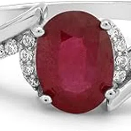 zisthi 925 Sterling Silver Alluring Ruby Promise Ring for Women and Girls | Gift for Women Wife Girls-picture-54