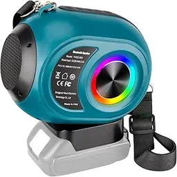 Bluetooth Speaker for Makita 18v LXT Battery,Wireless Speaker with HD Sound, TWS Pairing, Bluetooth 5.3, for Jobsites/Home/Party/Outdoor/Beach/Gift(Battery not Included)-picture-17