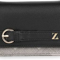 zouk Demi Wallet for Women – Stylish Denim Crossbody with Chain Strap & Silver Accent | Handcrafted Wallet with Zipper Pocket, Card Slot & Water-Resistant Lining | Aravalli Abstract-picture-37