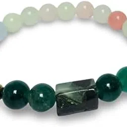 ishaspirituals Natural Gemstone Zodiac Rashi Bracelet, Elastic Stretchable Design, Men's Ratan Bracelet-picture-26