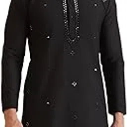 kisah Men's Cotton Blend Solid Regular Kurta-picture-51
