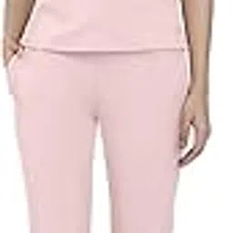 Women’s Casual Two-Piece Co-Ord Set with Short-Sleeve Round Neck Top and Straight-Fit Bottoms.-picture-38