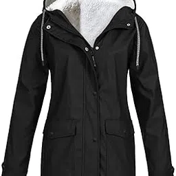 secret desire Hoodie Soft Woman Jacket Windproof Rain Coat Outdoor Winter Warm Outwear Black M Raincourt|Rain Coat|Rain Coat Cum Sweater|Wild Craft Rain Coat|Rain Coat For Rider-picture-28