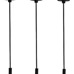 Pendant Edison Lamp Haging Bulb Light Holder Cord E27/E26 Base for Home, Restaurats, Museum, Hotels for Vintage Classic Asthetic Effect (Pack of 3, Bulb not included)-picture-16