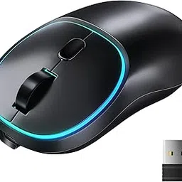 Bluetooth Wireless Mouse, Multi-Connection, Bluetooth 5.2, Wireless Mouse, 3 Stage DPI Switch, 2.4 GHz, Silent Mouse, Ambidextrous, Ambidextrous, Power Saving Model, Thin, Highly Sensitive, RGB-picture-15
