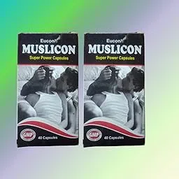 Muslicon Super Power Capsules, 40 Count, Pack of 2-image-0