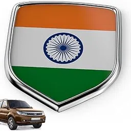 SIMMON AUTOHUB Car Tiranga Badge/Sticker for Safari Storme 2025 Year All Models of Ta-ta 3D Chrome Emblem/Logo for All Cars & Bikes-image-65