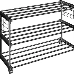 HousIQ Premium Multipurpose Steel Shoe/Chappal/Book/Clothes Rack/Stand/for Home and Office-picture-18