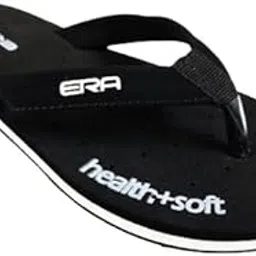 era Casual Orhtopedic Rubber Slipper Comfortable & Ultra-Light, Dual Colored Straps, Non-Slip Stylish Designer Slides Flip Flops-picture-39