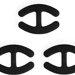 uxcell Bra Shoulder Strap Clips Buckles Bra Strap Anti-Slip Buckles Straps for Women Black-1 H Shape-picture-16