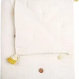 Crane Baby Pom Pom Blanket for Newborn & Infants, (Size: 92 x 92 cm, 0-36 Months, Kendi Collection)-picture-13