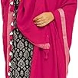 Women's Plain Linen Cotton Dupatta With Silver Zari Border | Handloom Woven | Elegant & Soft Texture| Daily & Traditinal Ethnic Look | Perfect For Summer & Office Wear-image-19