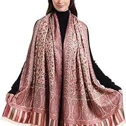 eh Handloomed Pashmina Stole milticolor KANI weave in Floral & Paisley. stole, scarf, wrap-picture-21