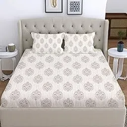 amazon basics EW Bed in A Bag | 1 Comforter | 1 Bedsheet | 2 Pillow Covers | (Beige)-picture-32