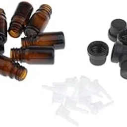 UJEAVETTE® 10pcs Empty Eye Dropper Bottles for Essential Oil Serum Perfume Clear 20ml-picture-36