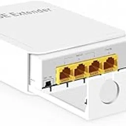 SRB 4-Port Gigabit PoE Extender, 1 PoE in 3 PoE Out, IP55 Waterproof, 10/100Mbps, Wall Mount-image-51