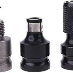 UPTO DATE PRODUCTS 3Pcs Drill Chuck Adaptor With Screw 1/2" Square To 1/4" Hex Socket Adapter Converter For Impact Wrench Hand Tools-image-22