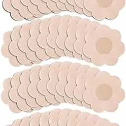 Disposable Flower Nipple Covers – 40 Pcs Self-Adhesive Breast Pasties, No-Show Petal-Style Nipple Stickers for Women-picture-12