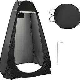 KIDDI CREATE 6.1ft Portable Privacy Tent – Waterproof Pop-Up Changing Room | UV Protection, Foldable Outdoor Shelter for Camping, Beach & Hiking (Black)-image-82