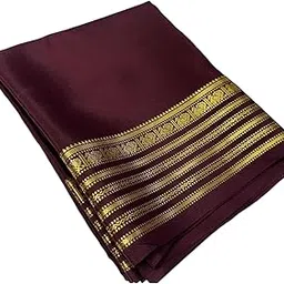 rajmala fashion RAJMALA Luxurious Women's Classic Semi Mysore Silk Saree with Beautiful Design Zari Border-picture-36