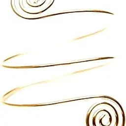 fodattm Spiral Bracelet Armband Bangle for Women Lady Bridal Metal Upper Arm Cuff Armlet Gypsy Boho Armband-picture-18