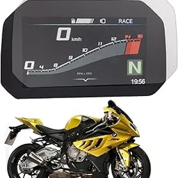 Zealsy Compatible For BMW S1000 RR, XR, R1250 GS, R 2019, F900R, XR 2020, F750, 850 GS 2018, R1200 GS + Digital Display Speedometer Screen Guard Protector Accessories-picture-14