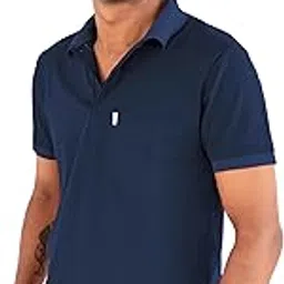 NV`s Classic Polo T-Shirt with Pocket, Short Sleeve, Multi Colour, Casual Wear (in, Alpha, L, Royal Blue),T-Shirt,Half Sleeve T-Shirt,Cotton Polo t-Shirt-picture-19