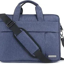 probus Premium Collection Polyester Laptop Messenger Bag Sleeve Case Cover |Briefcase Bag compatible with MacBook, with adjustable strap - Black-picture-12