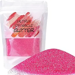 SNOOGG 500 Gram Extra Fine Pink Glitter for Resin Art, Nail Crafts, Sequins, Painting, Snow Globes, DIY Projects, and Holiday Decorations.-picture-17