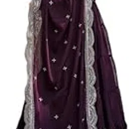 Wine Premium Faux Georgette Designer Gown – Fully Flaired Ready-to-Wear Set-picture-11