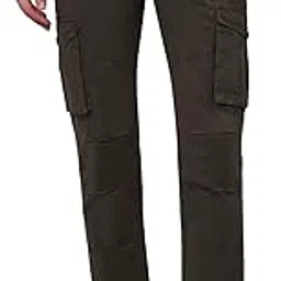 cantabil Men Solid Full Length Regular Fit Cargo Pant | Casual Cargo Pant for Men | Cargo Pant for Men (P_MCRG00008)-picture-30