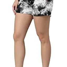 uzarus Women's Relaxed Fit Printed Shorts with Side Pockets-picture-20
