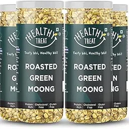 Healthy Treat Roasted Solid Moong 600 gm (Pack of 4-150 gm each) | Spicy Masala | Protein Rich | Gluten Free, Vegan-picture-17