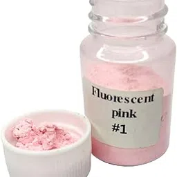 Mica Powder Soap Making Kit Makeup Dye | Fluorescent Pink Color Mica Powder Pigment Used for Making Cosmetic, Candle, Soap Making, Nail Art, Resin, Jewellery, Epoxy-image-2