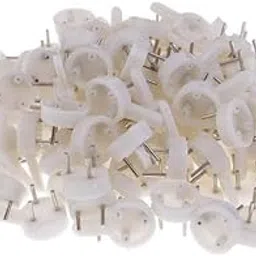 ATORSE Craft Kits 2x100 Pieces Heavy Duty Plastic Hard Wall Hooks Photo Picture Frame Hanging-Crafts- Home Arts & Crafts- Framing & Matting- Frames & Supplies-image-1
