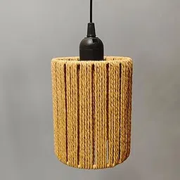 TRENDIVIBE Paper Rope Lampshade Pendant Lamp Shade for Outdoor Kitchen Island Farmhouse-picture-45