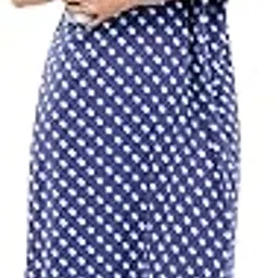 kekabu Women's Zipless Maternity & Nursing Nighty | Multi Colour Flowers with Puff Sleeves-picture-49