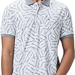technosport Men's Slim Fit All Over Printed Sports Polo T-Shirt with Patch Pocket, Matpiq for Regular use-picture-32