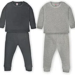 luvlap Full Sleeve Thermal Top & Pyjama Set, For Baby, Infants & Toddlers, Cotton Blend, Baby Boy & Girl Dress, Baby Boy & Girl Clothes, Kids Clothing, Pack Of 2, 3 to 6 months-picture-25