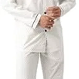 hancock Men Pure Cotton Printed Pyjama Set image 1
