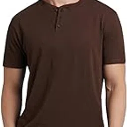 Men Cotton Slub Regular Fit Solid T-Shirts-image-29