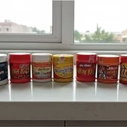 Divine Hub Combo Pack of 7 – GD Chandan, Bhasam, Mang Sindur, Roli & Kumkum | Complete Puja Samagri Set for Daily Worship, Temple Rituals & Festivals-picture-20