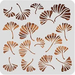 Devasya Crafts Ginkgo Leaves Drawing Stencils, 12x12inch Autumn Tree Leaf Painting Templates for Scrapbooking, Fabric, Floor Furniture, Wall Art-picture-20