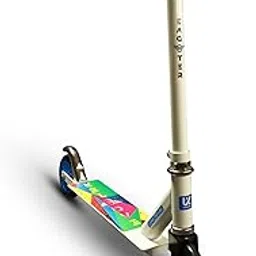 UONE KINS Unisex Kids' Kick Scooter || 120mm Wheels, Aluminum Alloy Handle & Base || Adjustable 3 Level Height & Weight Capacity 75 kgs with Brakes || 6-Month Warranty(Blue)-image-7