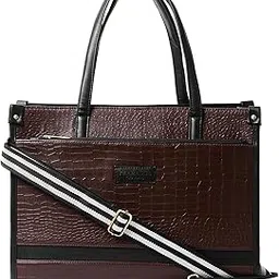 pramadda pure luxury Pramadaa Pure Luxury Classic Madona Work Tote bags for women office use | hand bags for women's stylish | bags for women latest | Laptop Office Shoulder Handbag.-picture-47