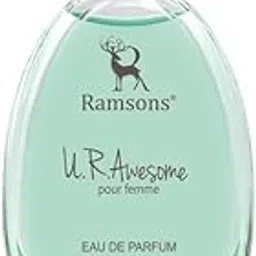 Ramsons U R Awesome Perfume for Women - 100ml | Top Note - Fruity, Citrus, Mint & Aqua | Middle Note - Floral, Sea Grass & Spicy | Base Note - Musky, Sandalwood, Cedar & Amber-image-6