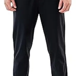 Men Casual Trousers | Slim Fit Mid Rise Turned-Up Hem Design | Cotton-Linen Blend & Breathable Fabric for Summer & Relaxed Weekend Outings-image-76